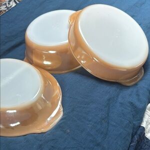 Vintage 3 Piece Fire King Serving Set